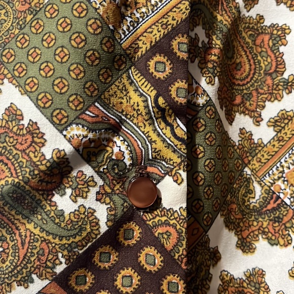 Vintage 60/70’s Patchwork Print Blouse - Picture 6 of 8